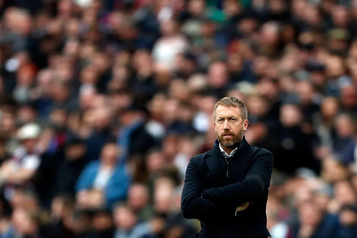 Graham Potter's Chelsea have won only two of their last 12 games in all competitions.