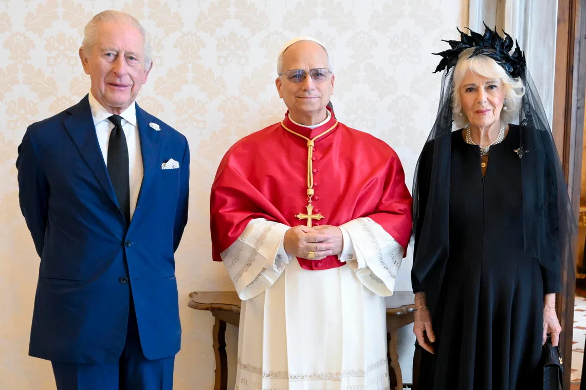 King Charles, Pope Leo pray together in a 500-year first in Vatican’s Sistine Chapel