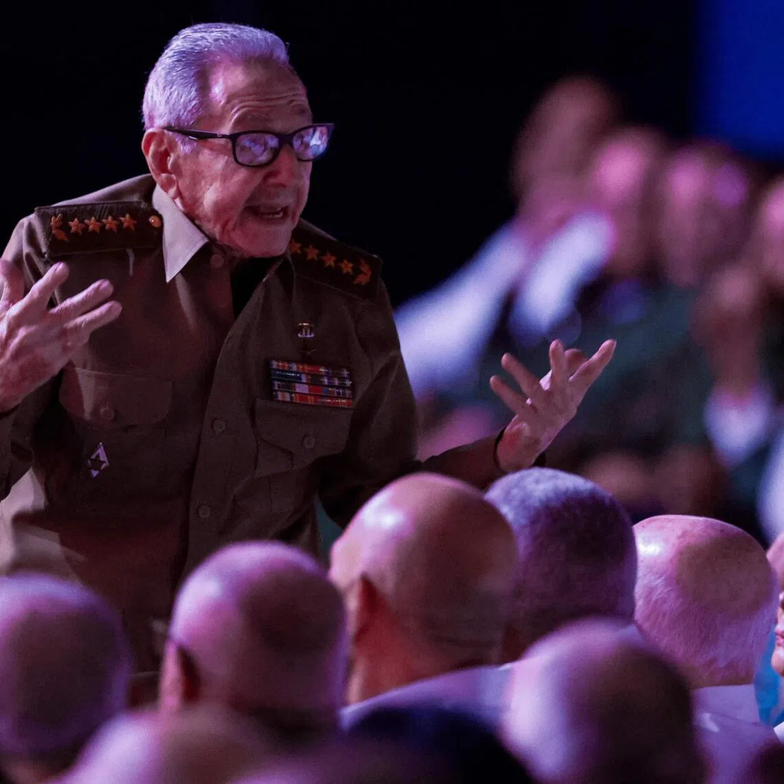 Raul Castro appeared in a report broadcast several times over the weekend marking the 65th anniversary of a unit responsible for the personal security of Cuban leaders.
