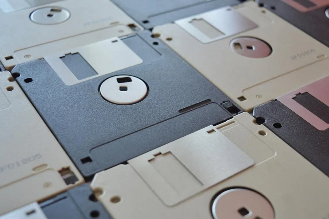 The floppy disk, invented in the 1970s, was once a ubiquitous part of computing. 