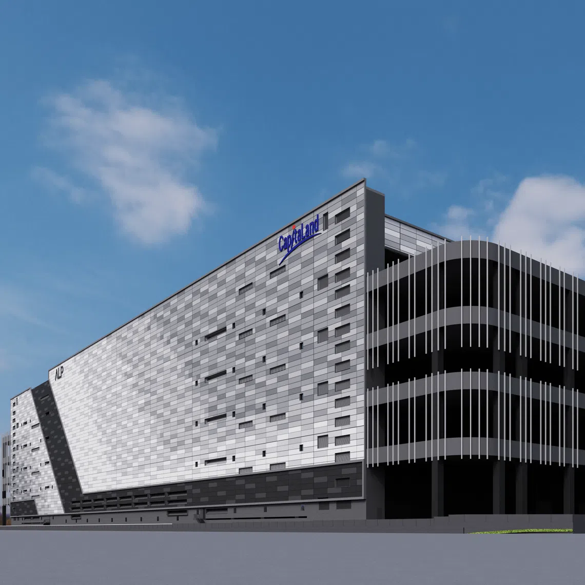 An artists' impression of the Omega 1 Singapore facility which will be a a 5.1-hectare site at 19 Gul Lane in the Jurong Industrial Estate. PHOTO: CAPITALAND INVESTMENT