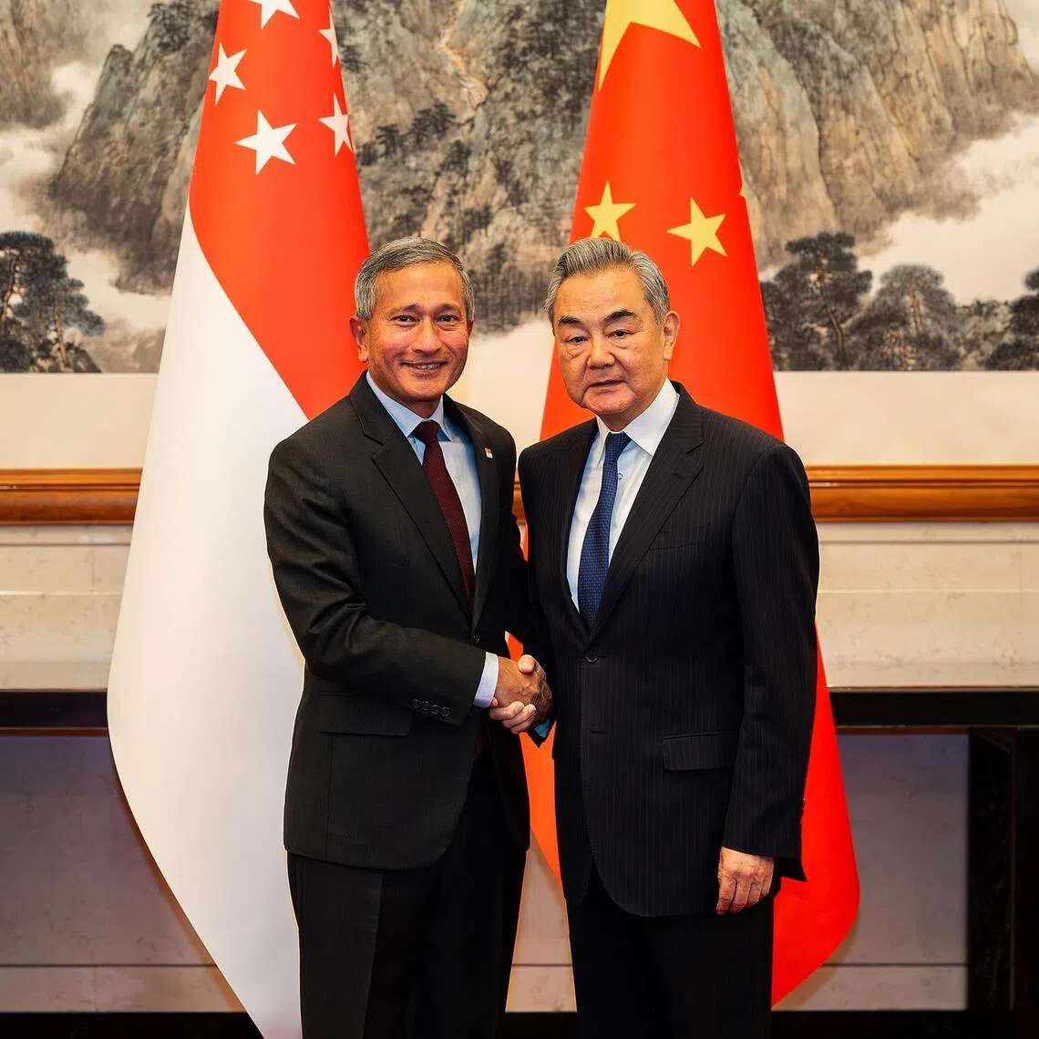 dlvisit25 - Foreign Minister Vivian Balakrishnan met with his Chinese counterpart Wang Yi in Beijing on May 25. They agreed on the need for an immediate ceasefire in the Middle East and emphasised the importance of resuming maritime traffic flows through the Strait of Hormuz.

All photos credit to: Ministry of Foreign Affairs (MFA)