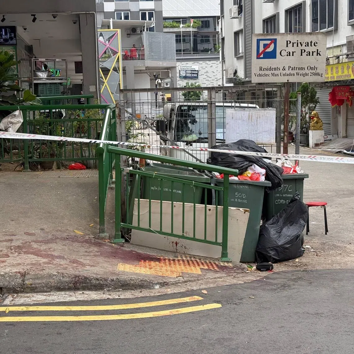 The Straits Times understands both men are in their 50s and suffered injuries possibly caused by sharp objects. 