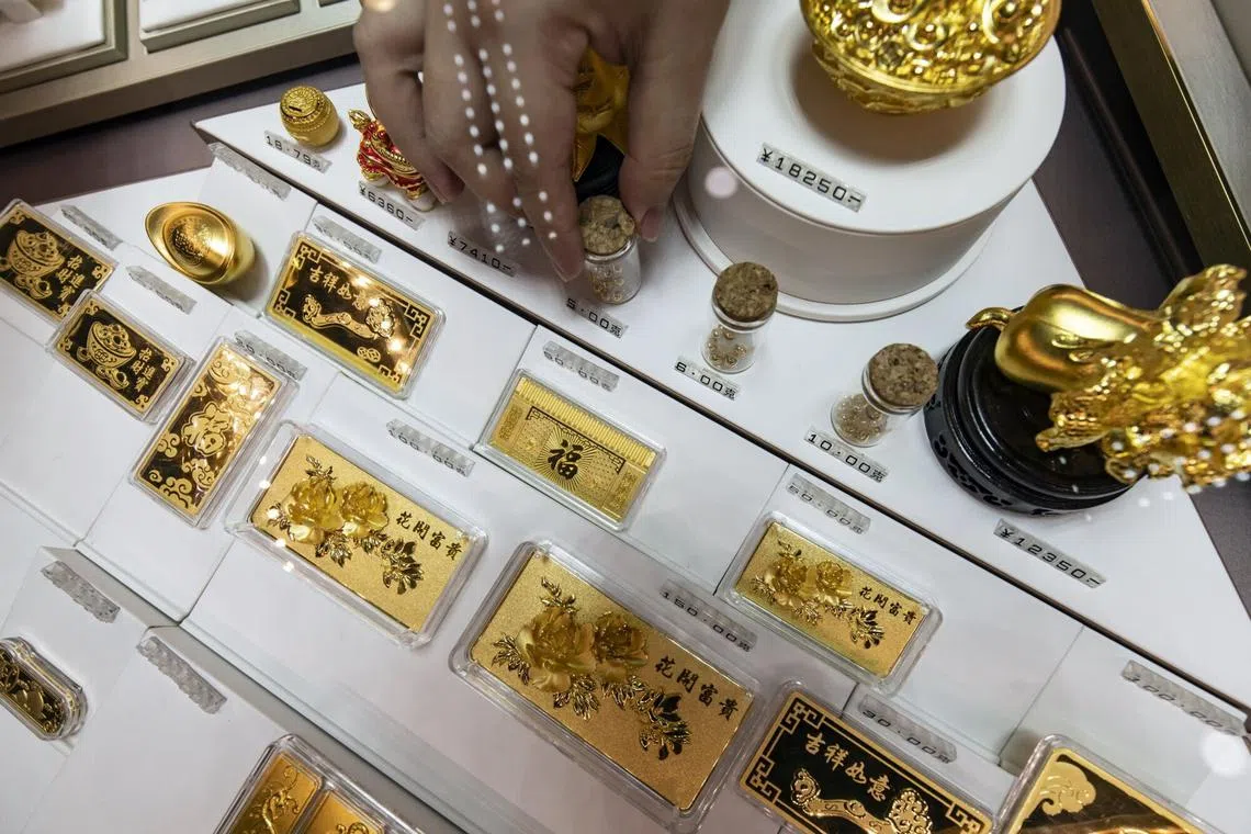 Chinese retail investors have sought gold as a way to safeguard their assets against a backdrop of domestic economic uncertainty and depreciation of the yuan.