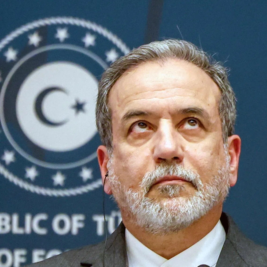 FILE PHOTO: Iranian Foreign Minister Abbas Araqchi attends a press conference after meeting with his Turkish counterpart Hakan Fidan, in Istanbul, Turkey, January 30, 2026. REUTERS/Dilara Senkaya/File Photo