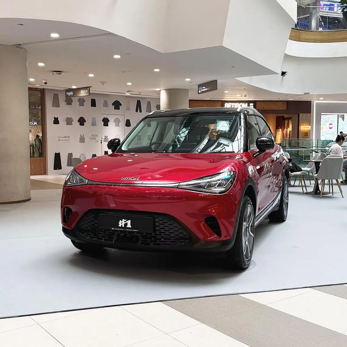Catch Smart electric cars at Tampines 1 until Sept 20.