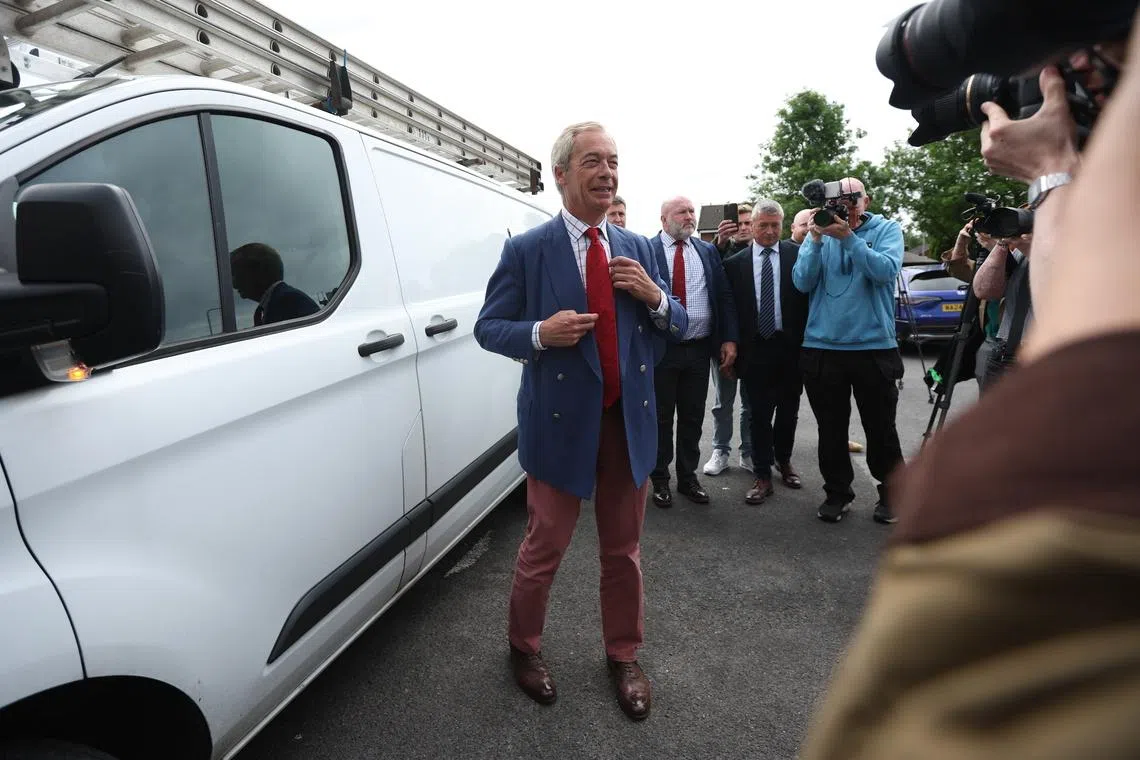 Opinion polls suggest Reform, led by anti-immigrant firebrand Nigel Farage, could win the next general elections, not expected until 2029.