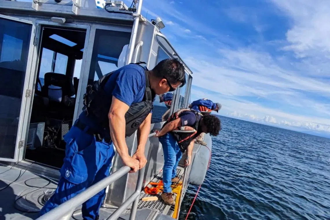 Costa Rican authorities search for wreckage of the plane carrying the German entrepreneur Rainer Schaller and his family on Oct 25, 2022.