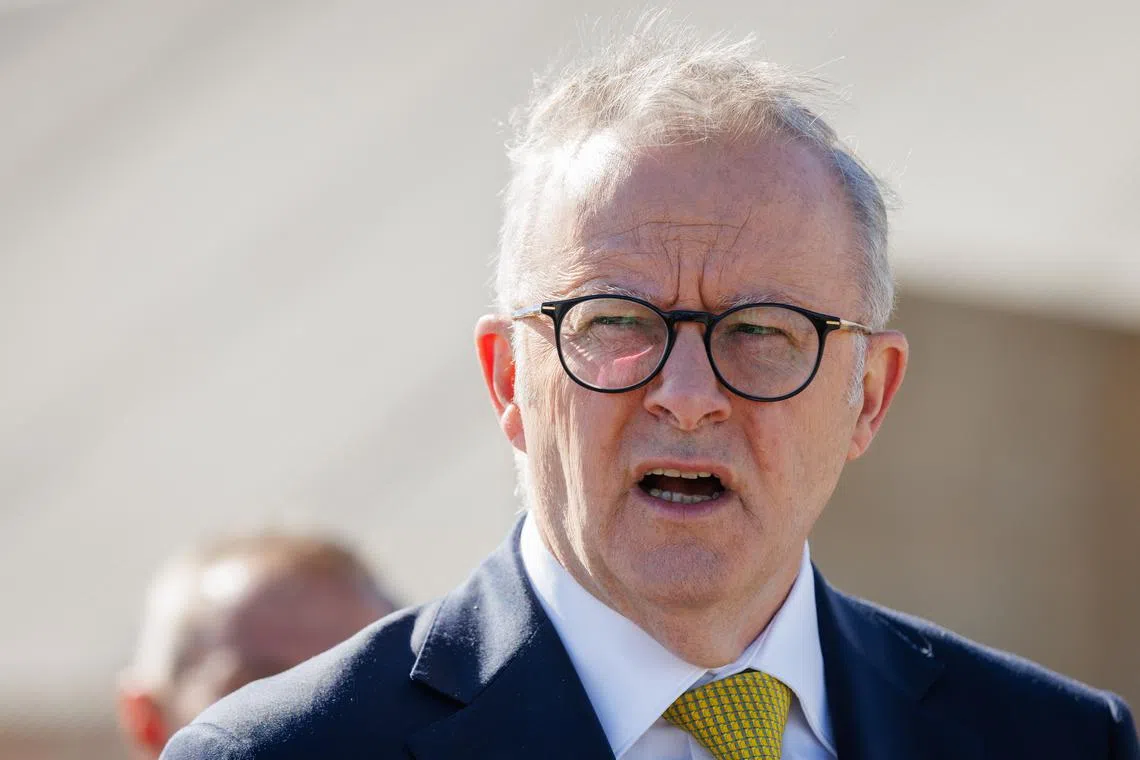 Mr Anthony Albanese has been criticised by the conservative opposition coalition as weak for failing to prevent hate crimes against Jews.