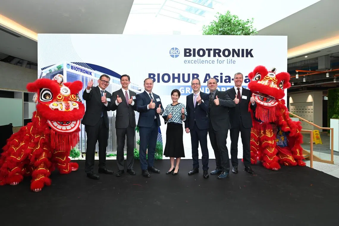On Dec 1, Biotronik opened a seven-storey, 211,000 sq ft built-to-order building in Kallang that will serve as its new Asia-Pacific manufacturing and research hub.  