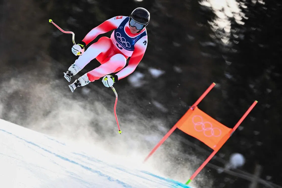 Swiss joy as Franjo von Allmen wins first gold of Winter Olympics