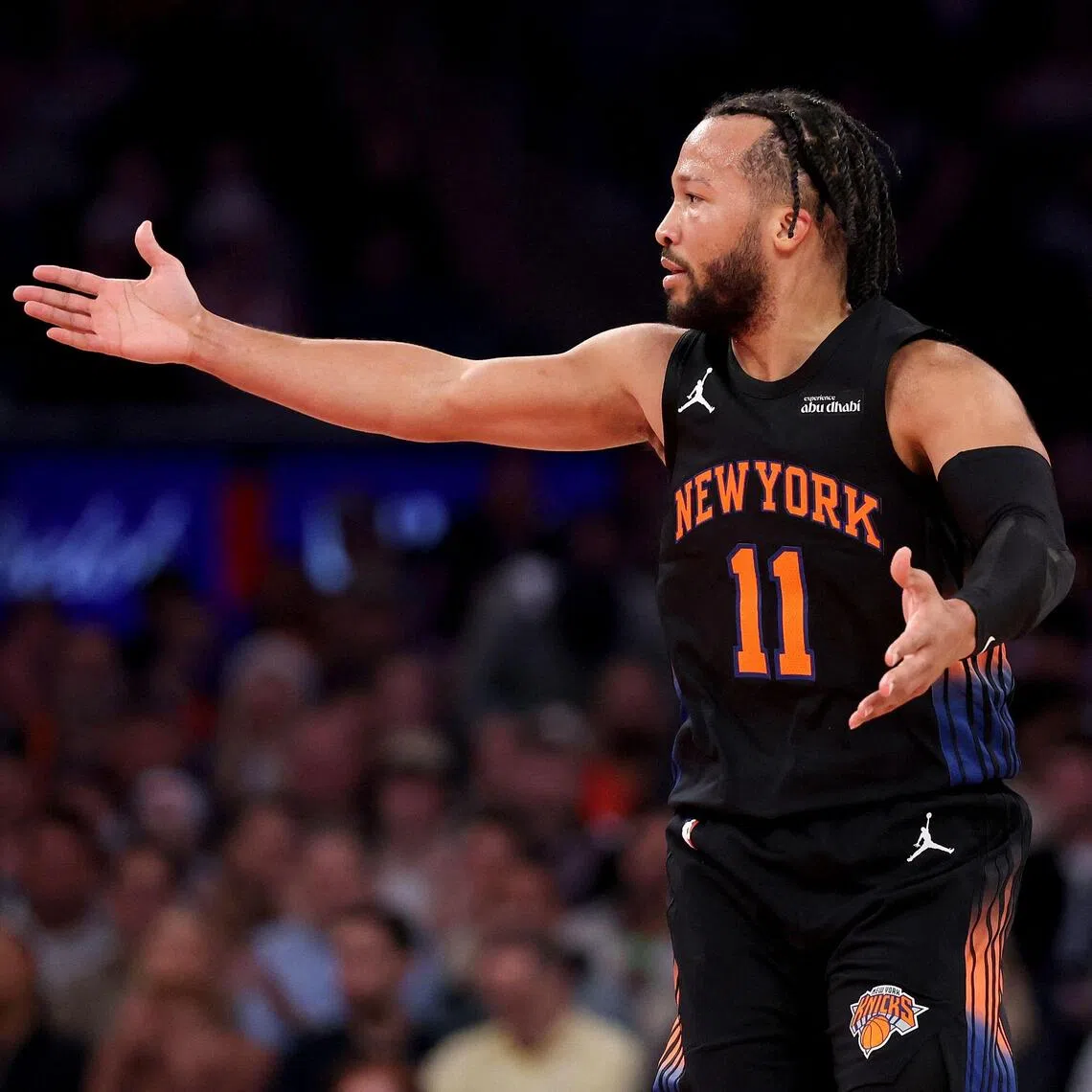 Jalen Brunson said the New York Knicks have "got to hold each other to a higher standard" following the 116-107 NBA loss to the Philadelphia 76ers on Dec 19 at Madison Square Garden.