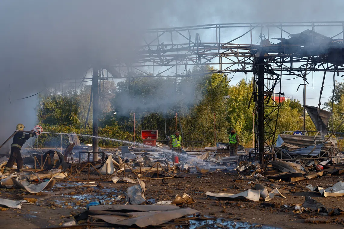 Russia hits Kyiv petrol stations, kills one