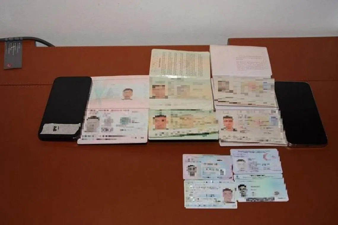 Nine of 10 foreigners arrested in August 2023 in the money laundering probe in Singapore held Cambodian passports. 