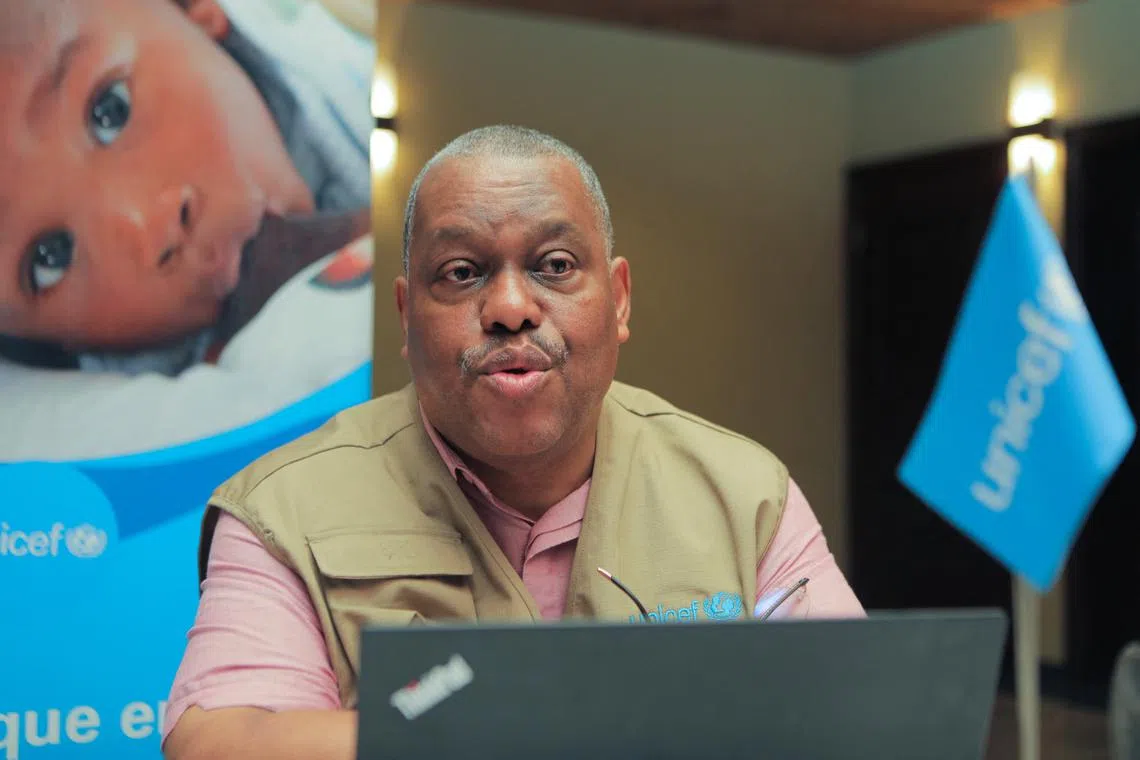 Garry Conille, UNICEF's Regional Director for Latin America and the Caribbean, speaks during an interview with Reuters, in Port-au-Prince, Haiti January 27, 2023. REUTERS/Ralph Tedy Erol/File Photo