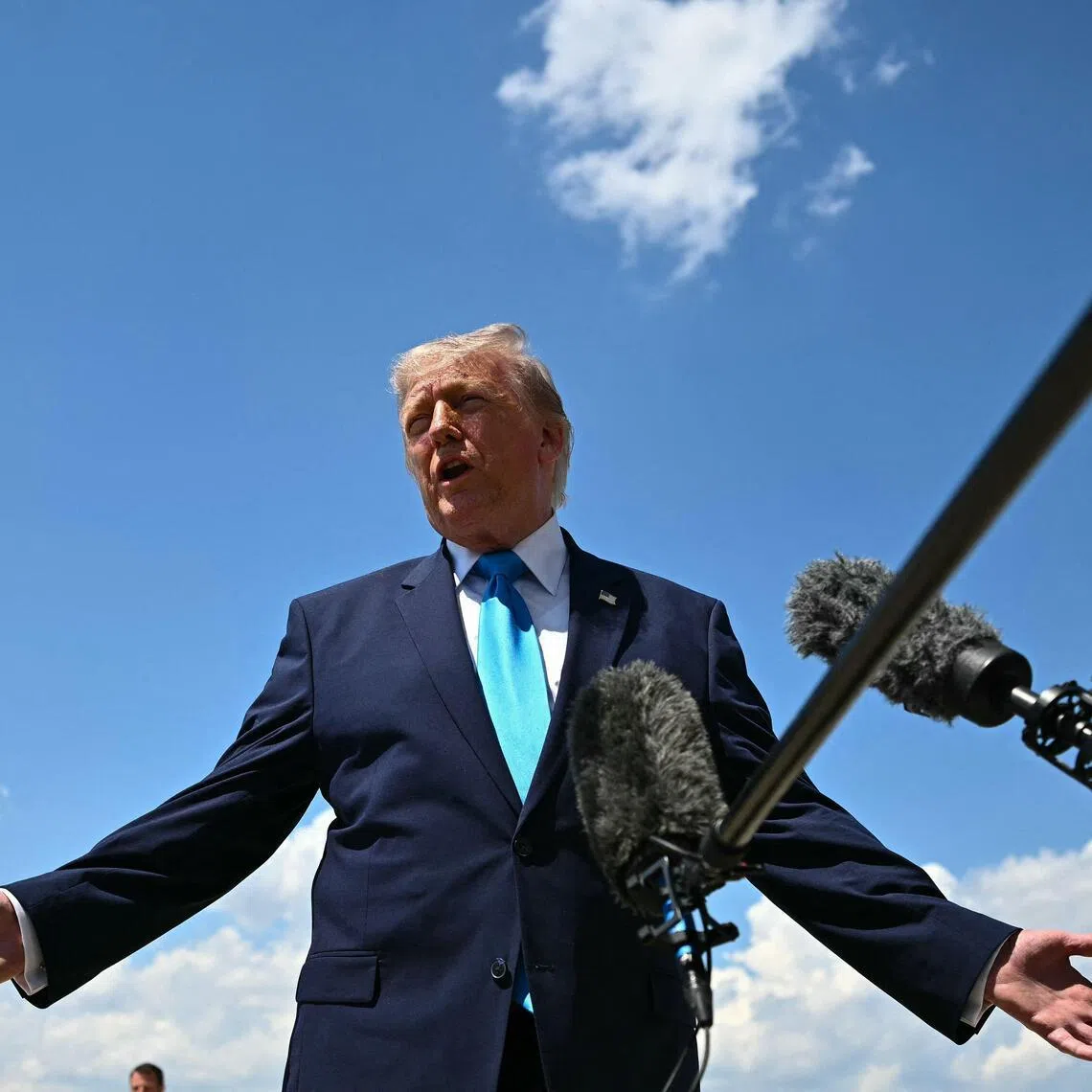 US President Donald Trump has emerged with an arrangement that could extend a ceasefire and reopen the Strait of Hormuz.