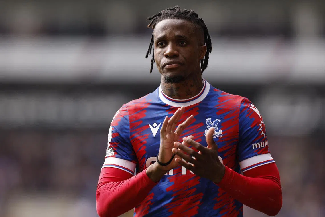 Wilfried Zaha will receive a signing bonus of €2.33 million and an annual salary of €4.35 million.