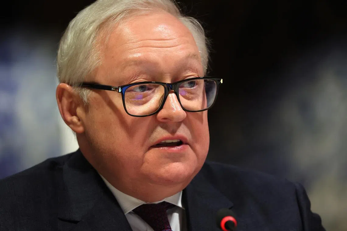 Russian Deputy Foreign Minister Sergei Ryabkov attends the Conference on Disarmament at the United Nations in Geneva, Switzerland March 2, 2023. REUTERS/Denis Balibouse/File Photo