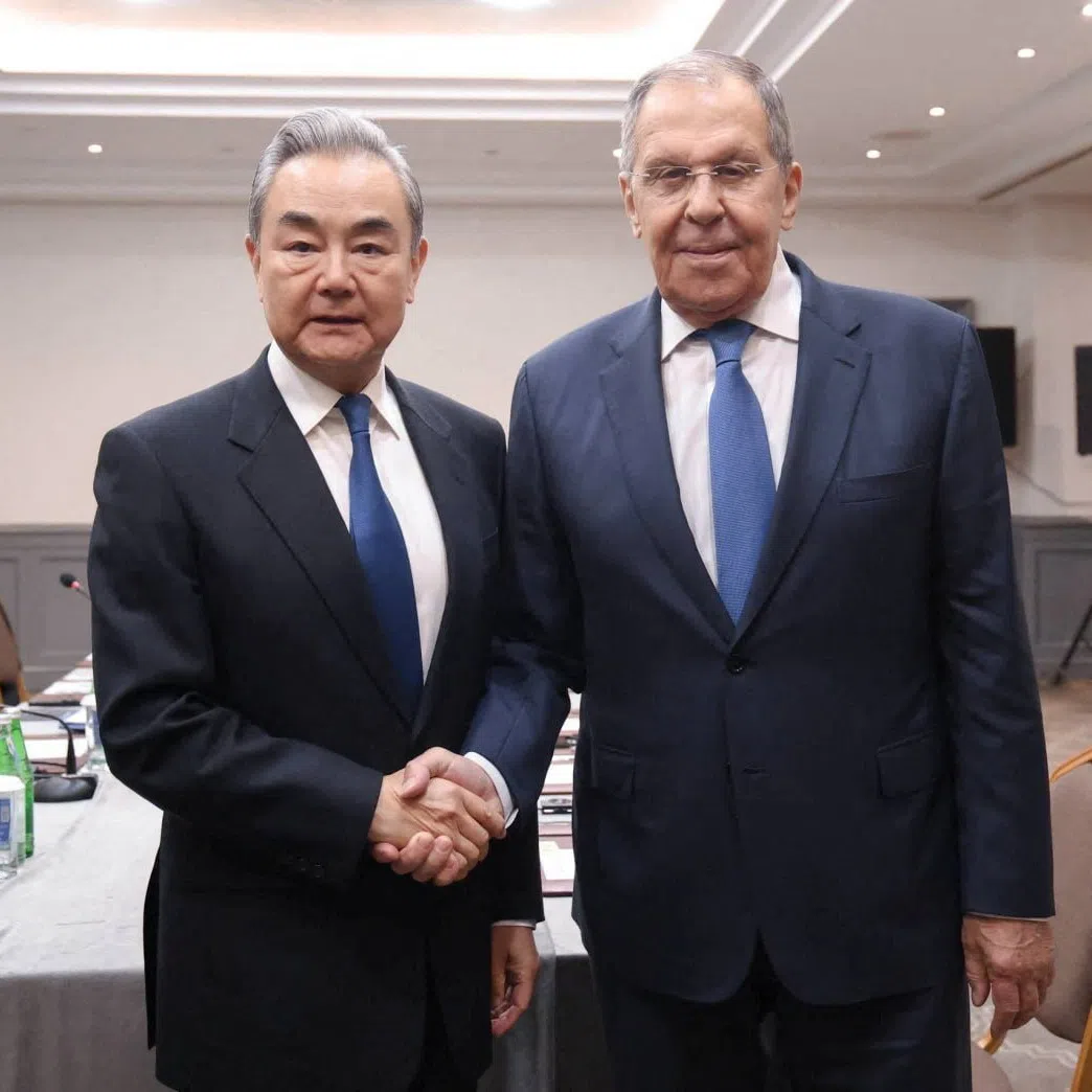 Russia’s Foreign Minister Sergei Lavrov and China’s Foreign Minister Wang Yi met on the sidelines of the Summit of the Conference on Interaction and Confidence-Building Measures in Asia in Azerbaijan on Oct 14.