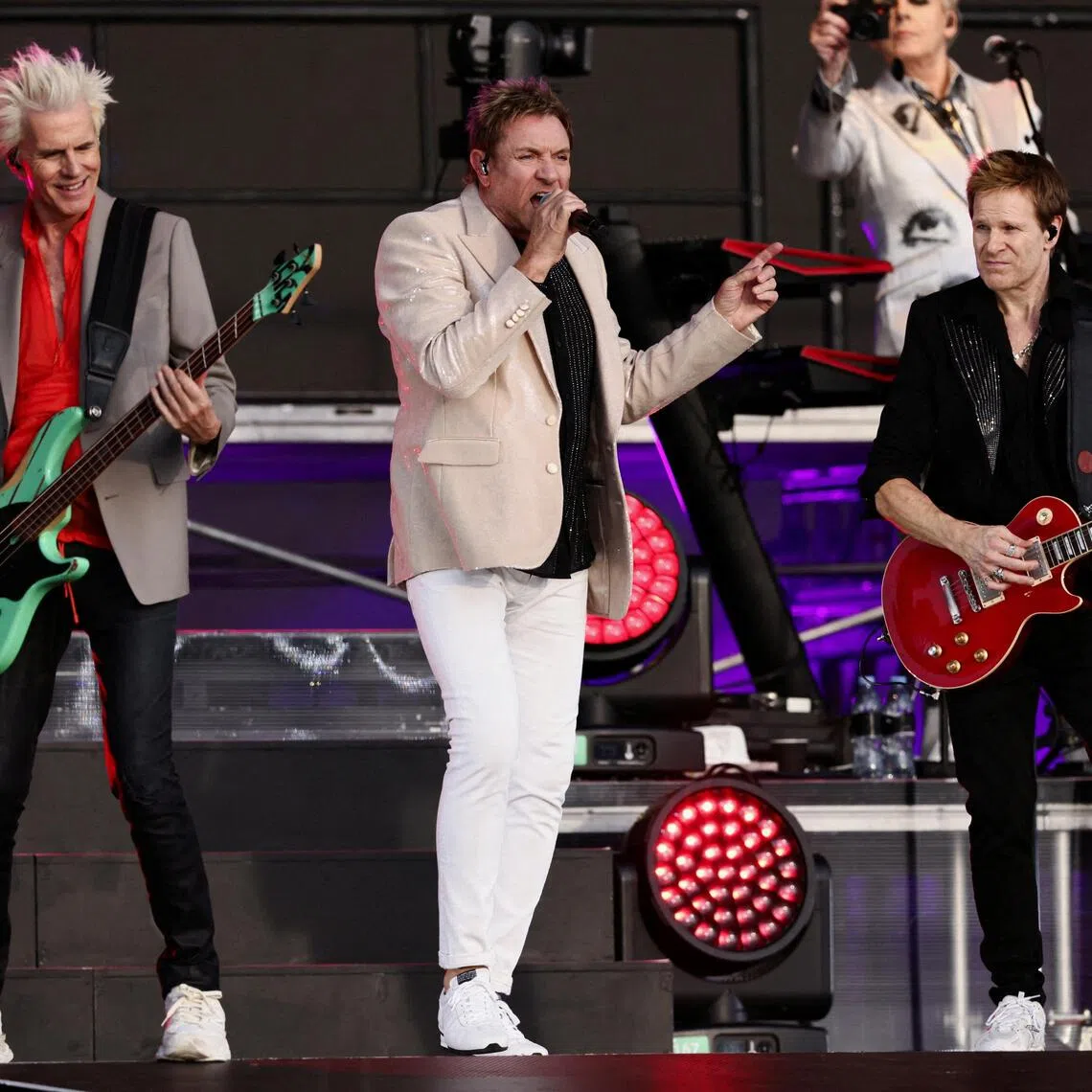 British band Duran Duran performing at British Summer Time Festival in Hyde Park, London, Britain, on July 5.