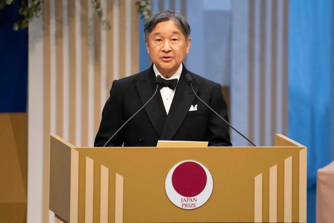 Japan's Emperor Naruhito has only three heirs.