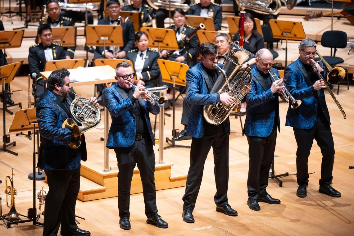 Well-drilled SAF Central Band shows versatility in concert