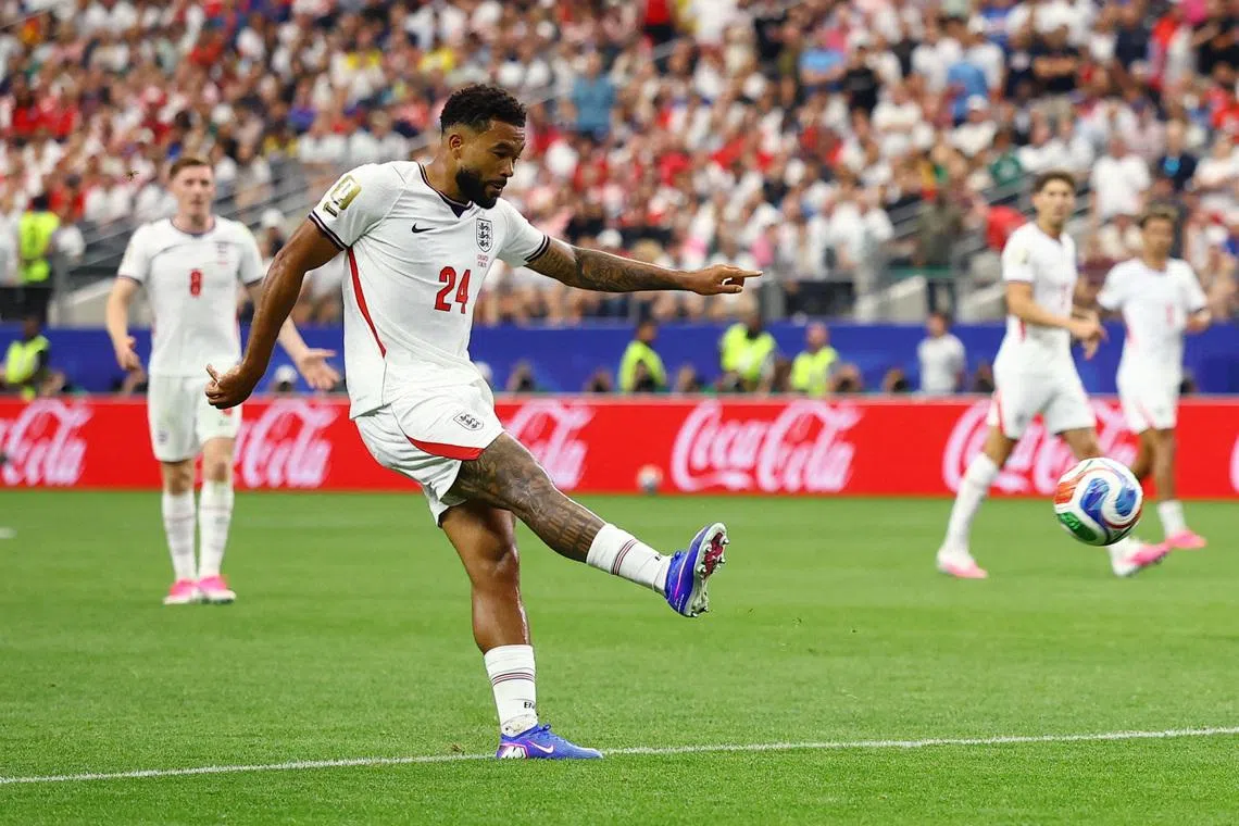 Soccer Football - FIFA World Cup 2026 - Group L - England v Croatia - Dallas Stadium, Arlington, Texas, U.S. - June 17, 2026 England's Reece James in action REUTERS/Hannah Mckay