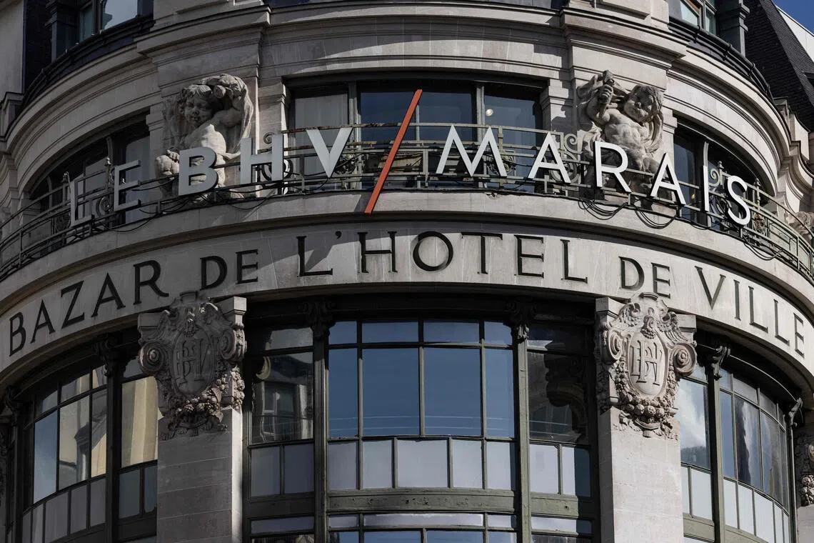 Parisian department store BHV Marais said the bankruptcy procedure was “part of BHV’s relaunch, not its failure” and aimed at protecting operations and jobs.
