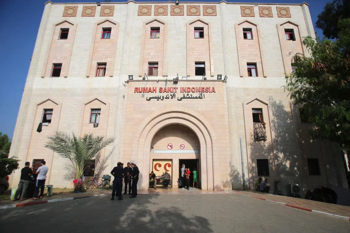 Indonesia's foreign ministry said the Indonesia Hospital in Gaza is run by Palestinian authorities, helped by a few Indonesian volunteers.