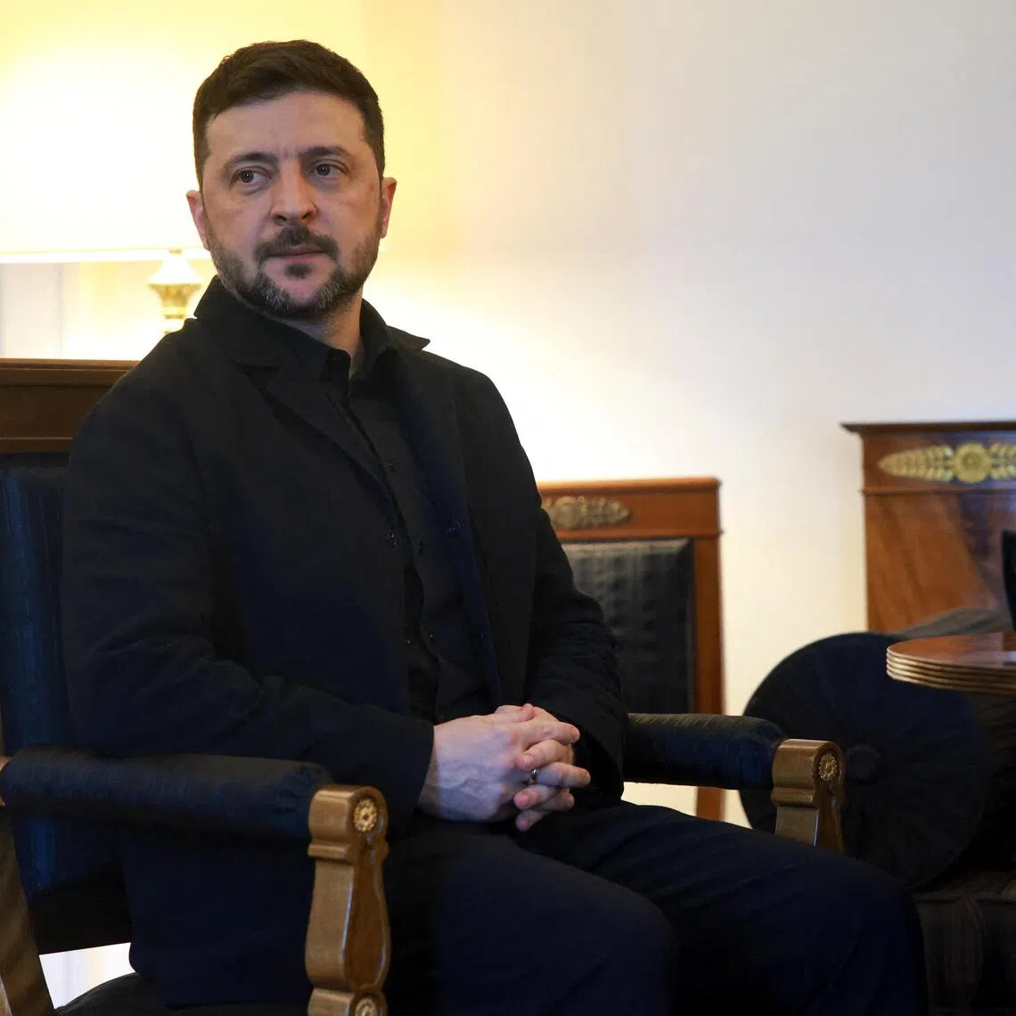 Ukrainian President Volodymyr Zelensky resumed talks with US President Donald Trump’s envoys in Berlin on Dec 15, 2025.