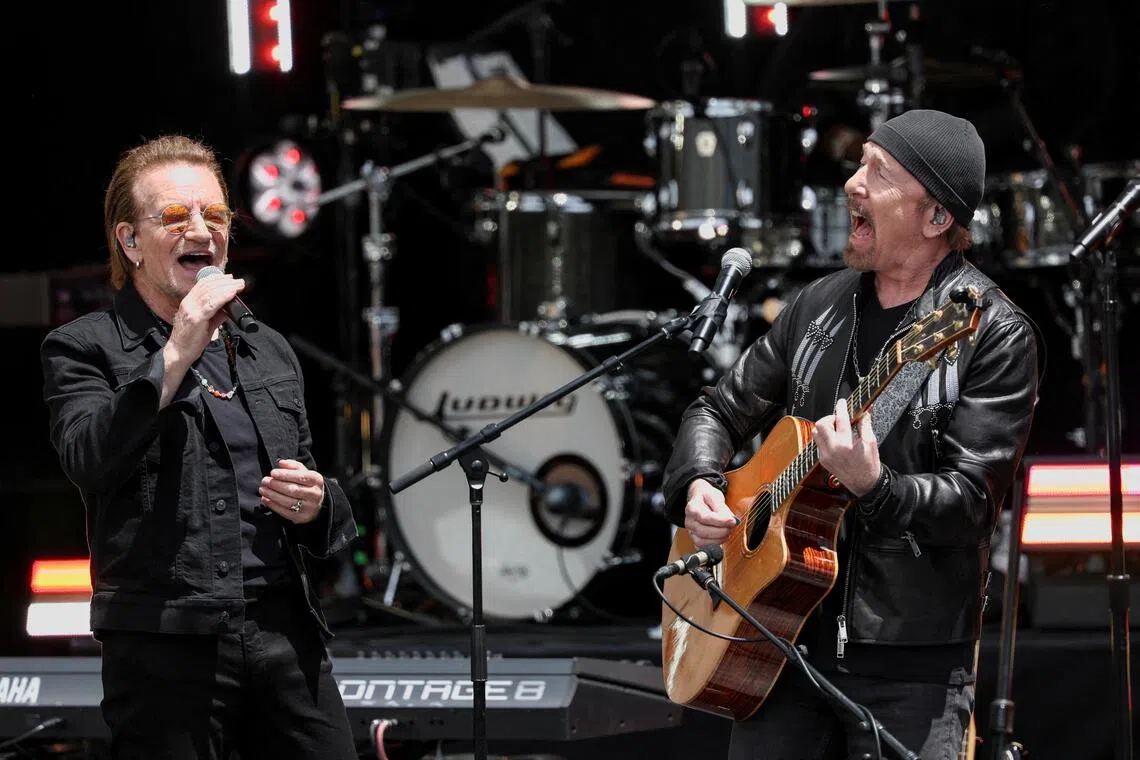 Irish rock band U2 had their first rehearsal on Sept 25, 1976, before taking the world of rock music by storm in the 1980s and 1990s.