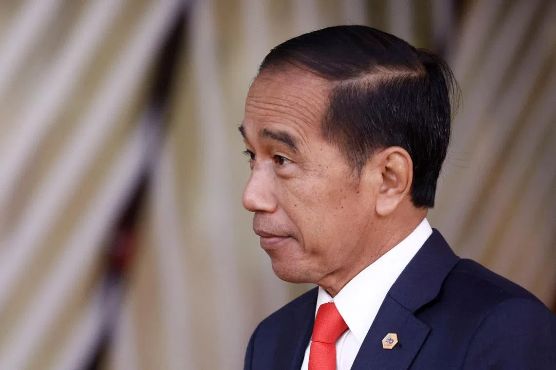When asked about an upcoming reshuffle, Mr Joko Widodo confirmed he was planning a Cabinet shake-up.