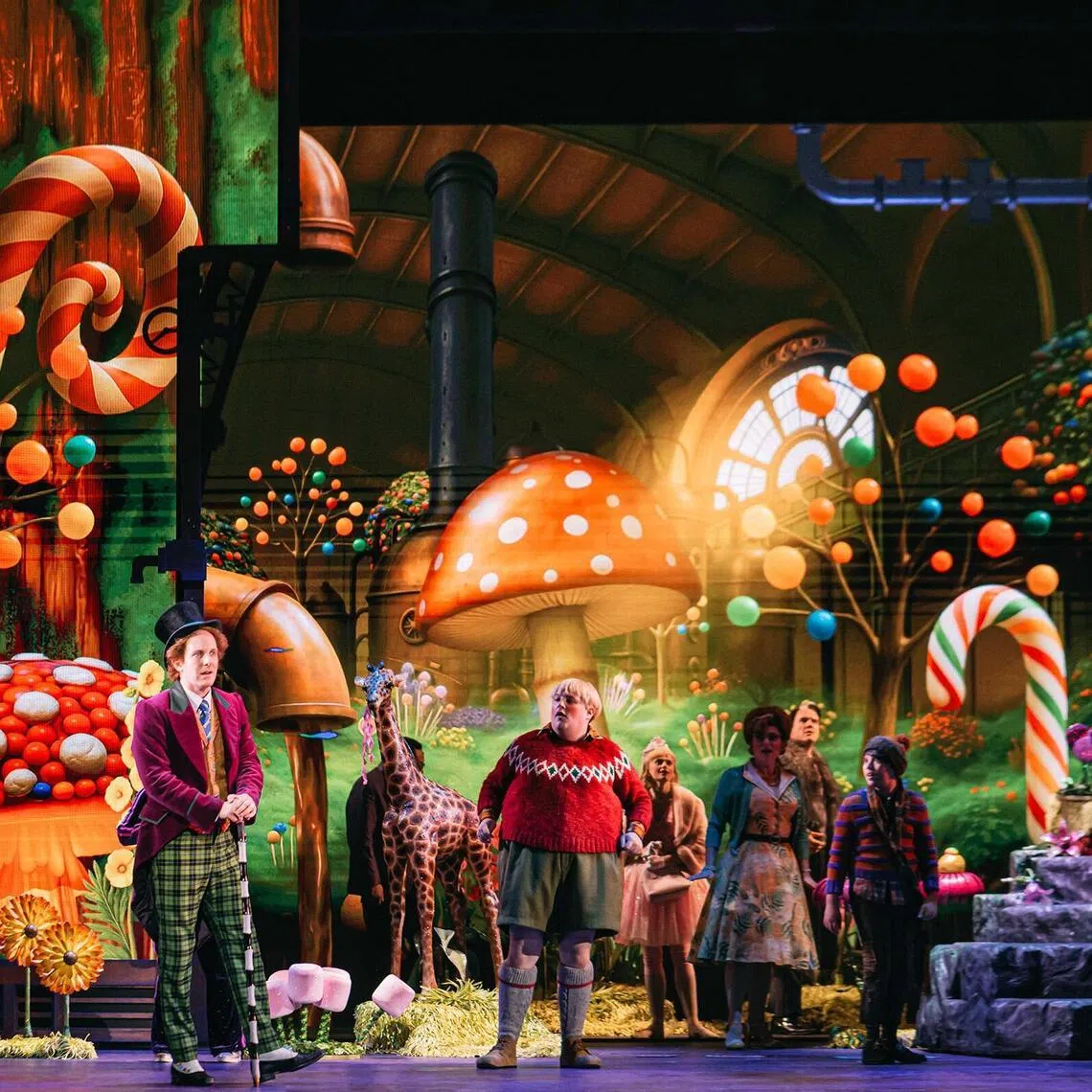 Charlie And The Chocolate Factory will be staged at Sands Theatre at Marina Bay Sands, and feature songs from the 1971 film adaptation.