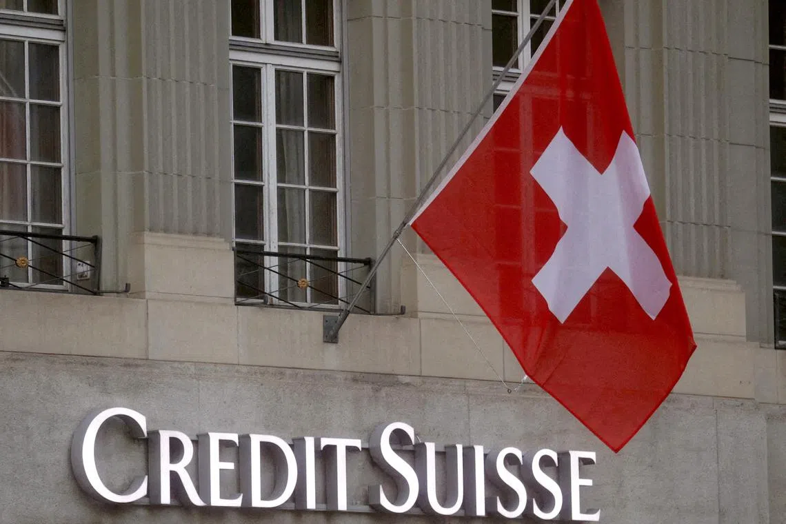 Credit Suisse was hit by contagion fears after three US regional banks were hit by a liquidity crisis. REUTERS/Arnd Wiegmann/File Photo