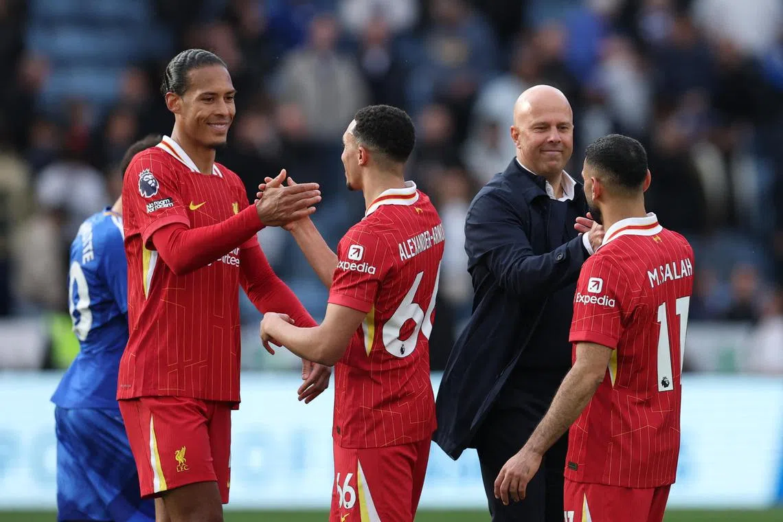Liverpool manager Arne Slot and his players have only one thing on their minds, to get at least a point against Tottenham Hotspur and seal the English Premier League title.