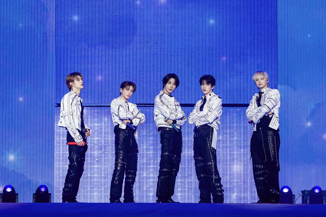 Solo performances among highlights at Tomorrow X Together’s Singapore concert