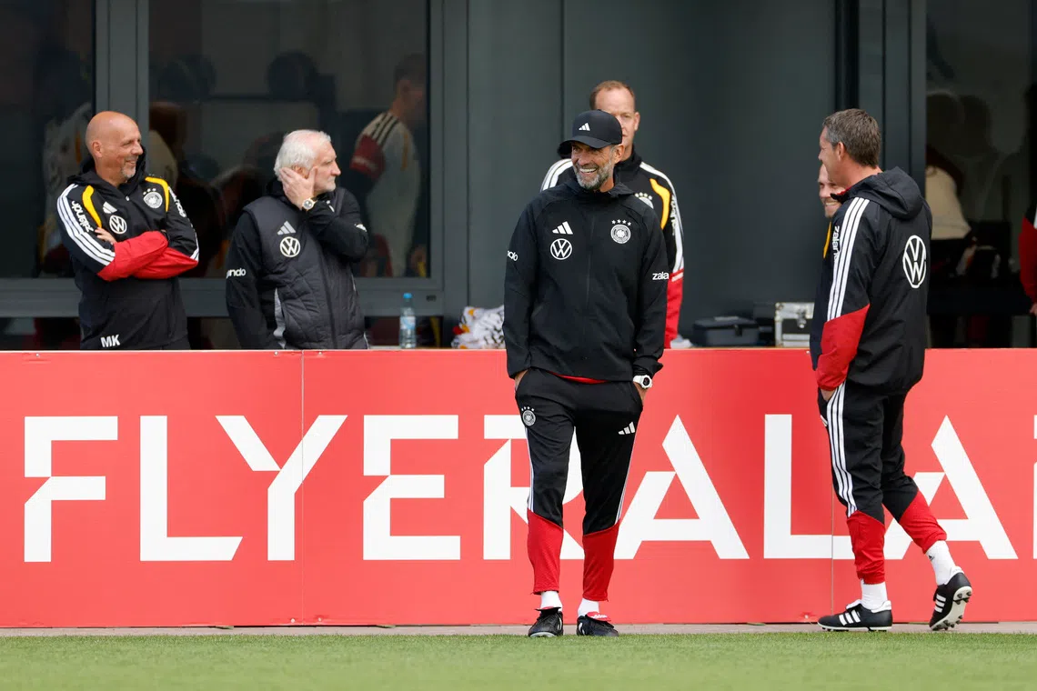 Soccer Football - UEFA Nations League - Germany Training - Adidas campus, Herzogenaurach, Germany - September 22, 2026 Germany coach Jurgen Klopp during training REUTERS/Heiko Becker