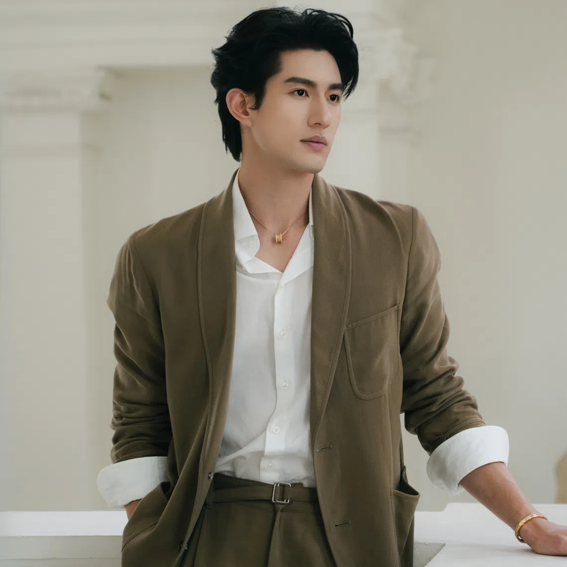Ayden Sng, photographed at Victoria Concert Hall, voices the male lead in award-winning animation The Violinist.