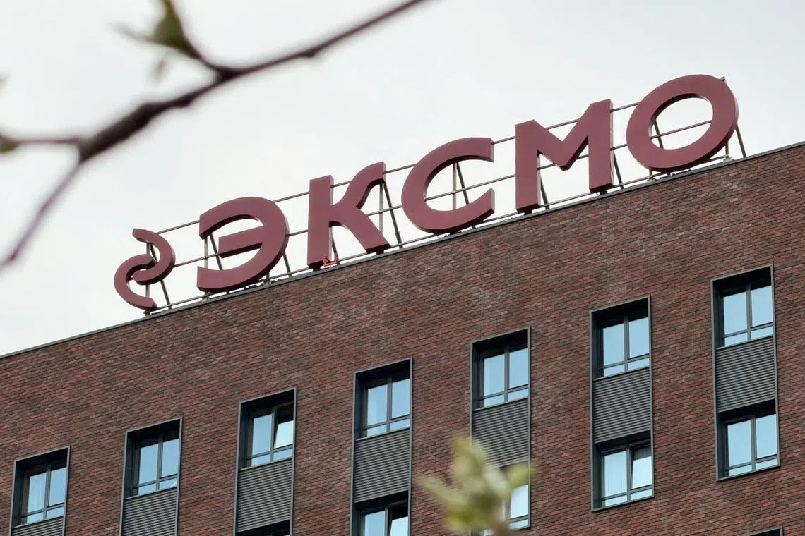 The building of the Eksmo publishing house in Moscow, Russia, April 21, 2026. REUTERS/Staff