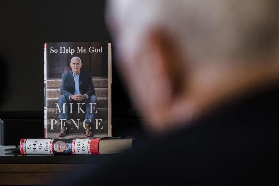 At an interview for his book launch, the former vice-president suggested that he would not be supporting Mr Donald Trump in the Republican primary season.