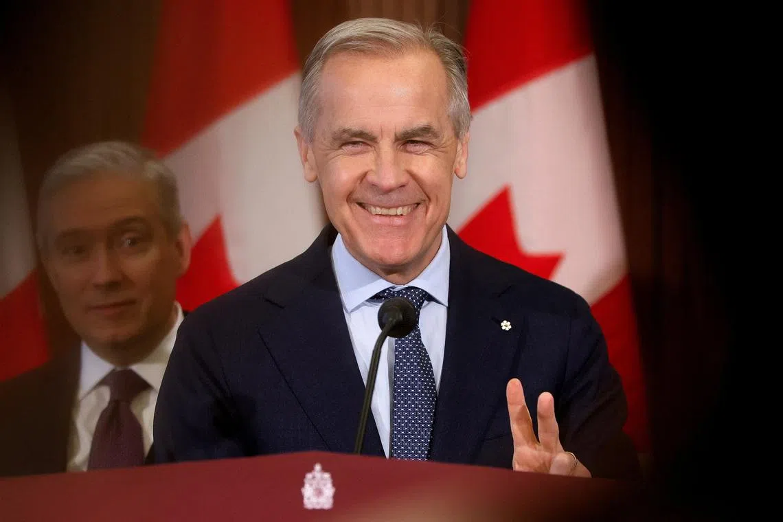 Carney, boosted by majority government in Canada, aims for US trade deal