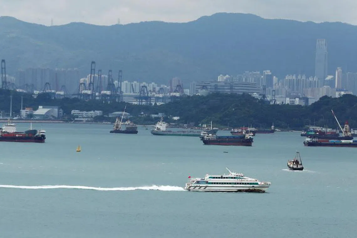 FILE PHOTO: General view of the city of Hong Kong is seen through a window of the Observation Wheel, Hong Kong, China September 5, 2019. REUTERS/Amr Abdallah Dalsh/File Photo