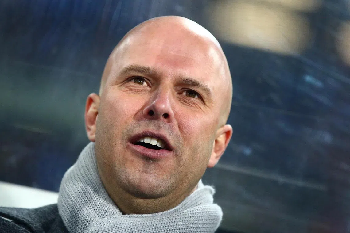 FILE PHOTO: Soccer Football - Europa League - Round of 32 Second Leg - LASK Linz v AZ Alkmaar - Linzer Stadion, Linz, Austria - February 27, 2020  AZ Alkmaar coach Arne Slot before the match   REUTERS/Lisi Niesner/File Photo