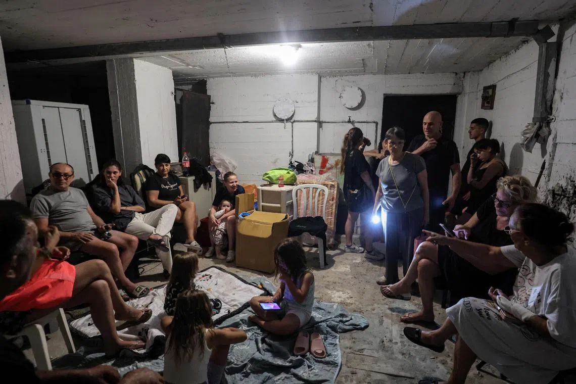 Iran launched a missile at Israel on June 19 that scattered small bombs with the aim of increasing civilian casualties, the Israeli military and its Washington embassy said,