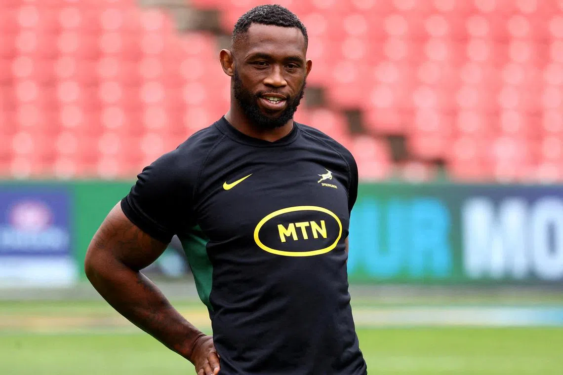 South Africa's Siya Kolisi was taken to Argentina as a back-up in the squad.
