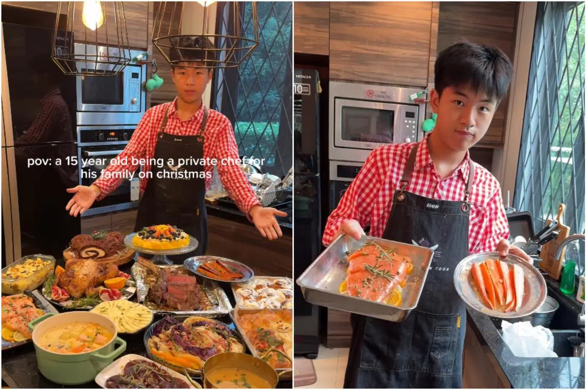 Ricardo Leonel Lau’s talent in the kitchen saw him preparing a 14-dish Christmas feast for his family in December 2024.