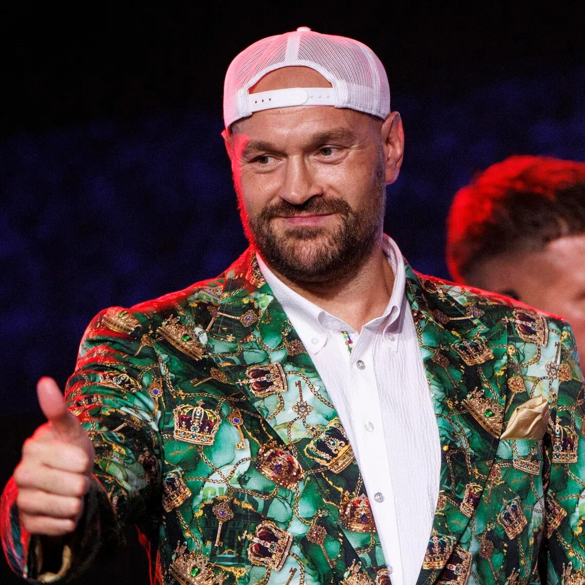 Tyson Fury (above) and his British rival Anthony Joshua are set to fight in Cardiff on Dec 11.