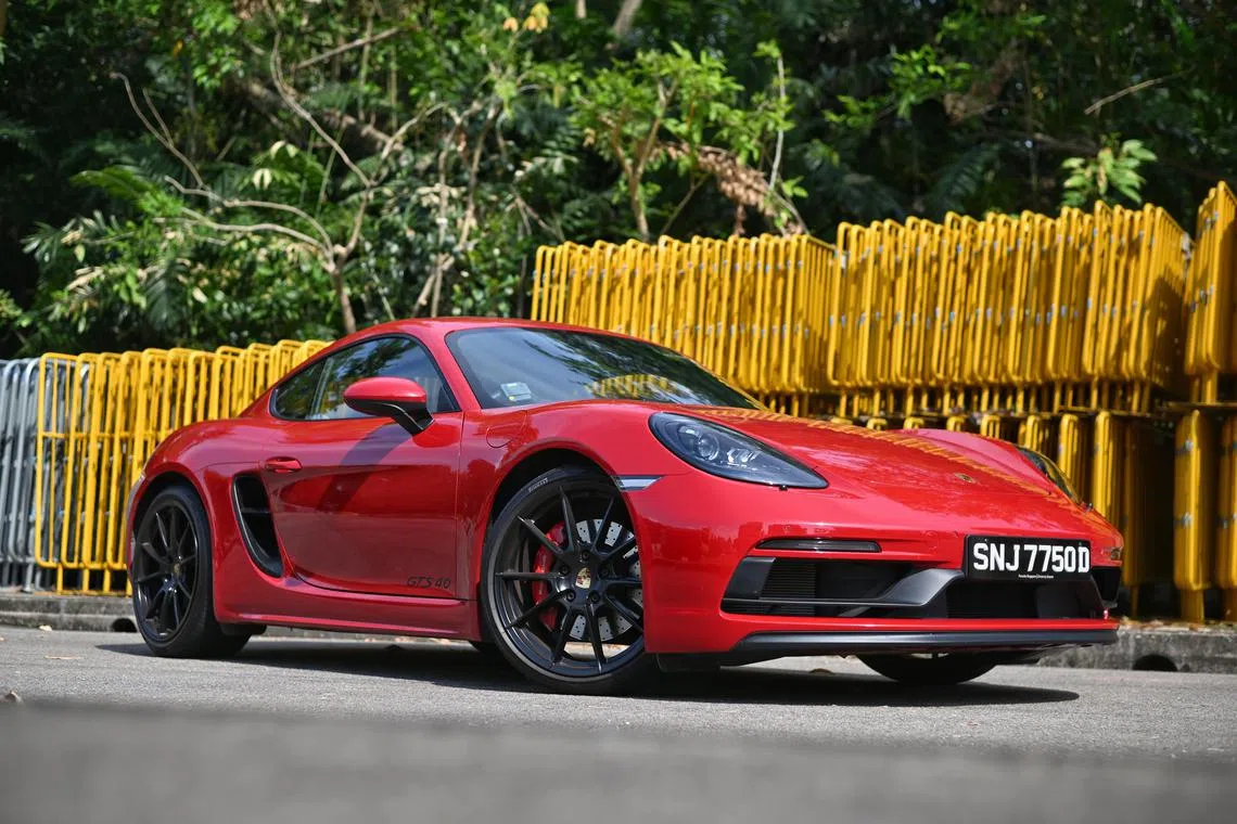 Porsche Cayman GTS on Aug 23, 2023.