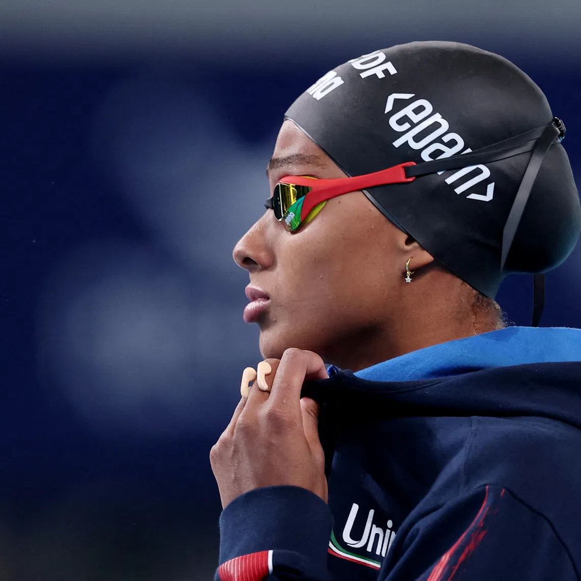 FILE PHOTO: Swimming - European Aquatics Championships - Paris Aquatic Centre, Paris, France - August 13, 2026 Italy's Sara Curtis ahead of the Women's 50m Backstroke Final REUTERS/Gonzalo Fuentes/File Photo