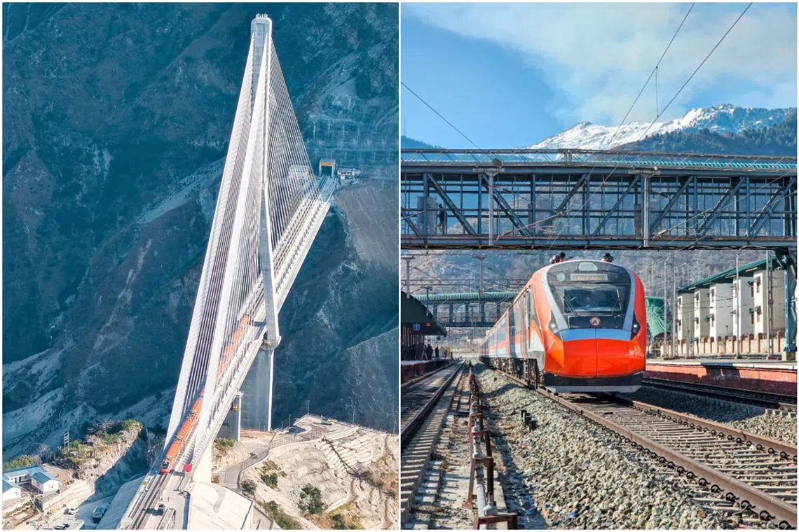 The ambitious plan is to enable people in Kashmir to take a train to Katra and onward to any other rail head in the country.